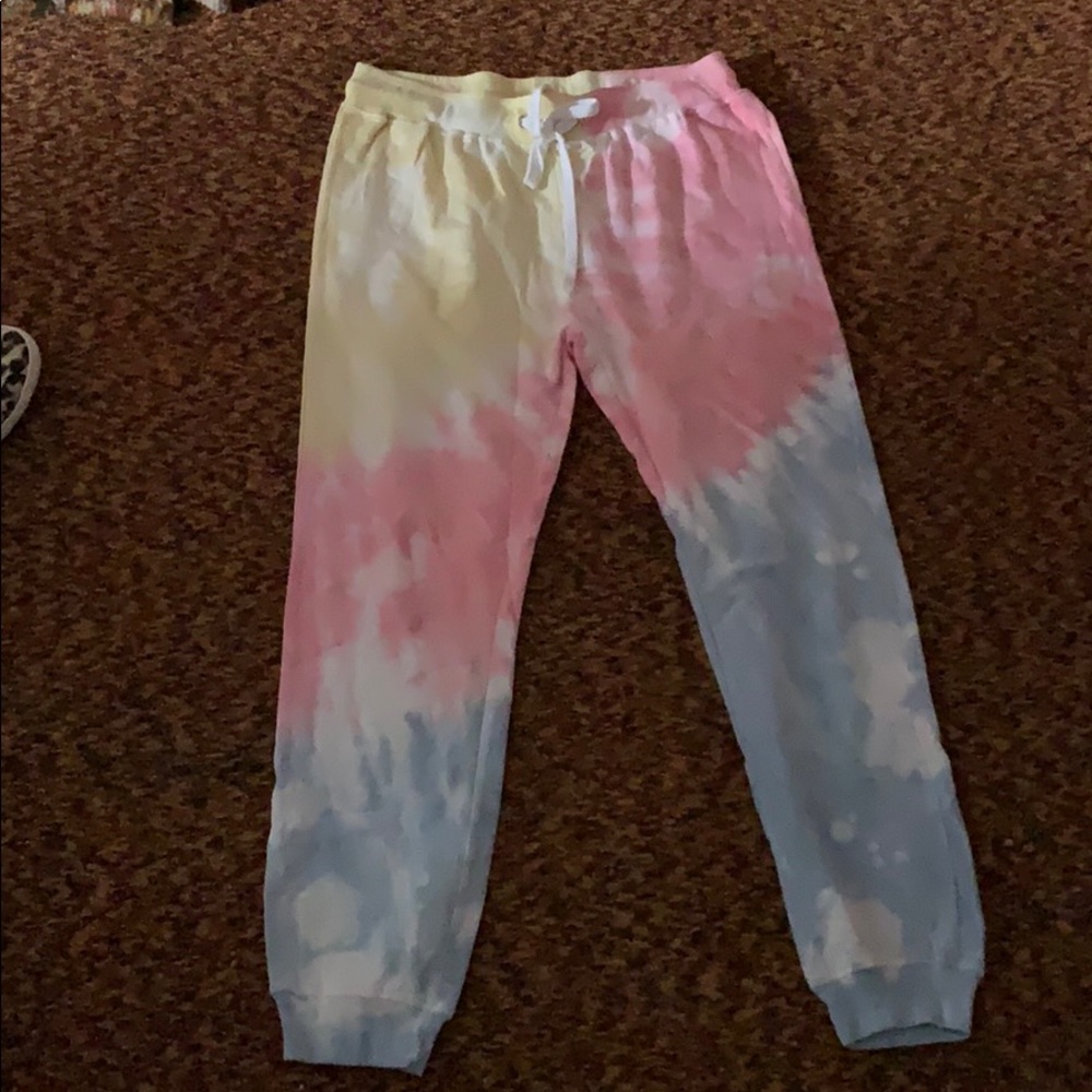 Tie dye joggers sweatpants